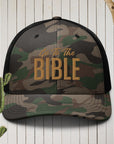 Camouflage trucker hat