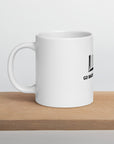 White glossy mug